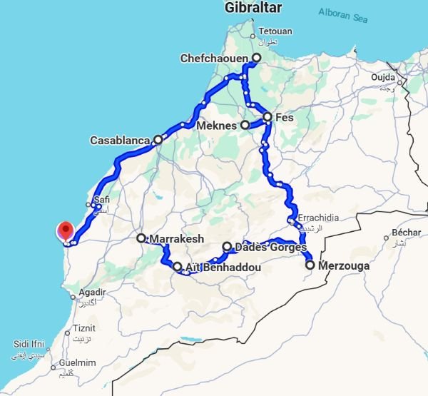 Gran Viaje desde Marrakech 15 Dias