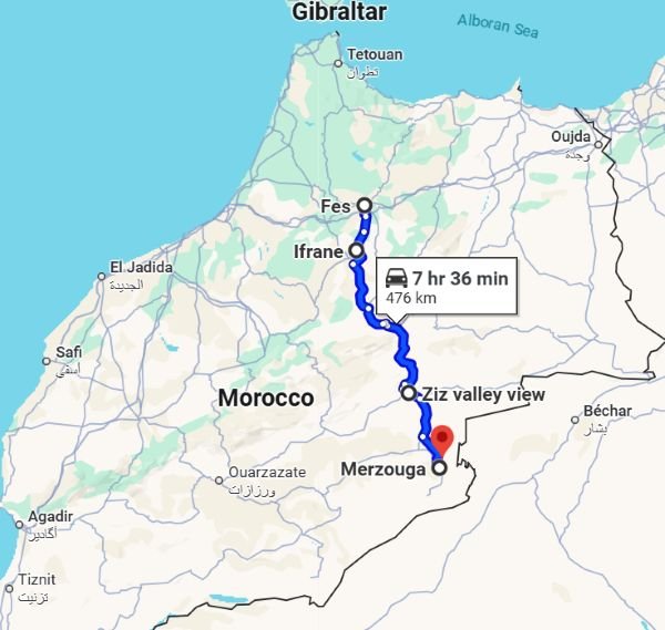 Tour 3 Días desde Fez al Desierto y regreso a Fez