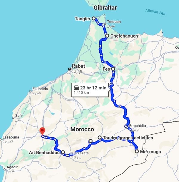 Tour 5 Días Tánger al Desierto y Marrakech