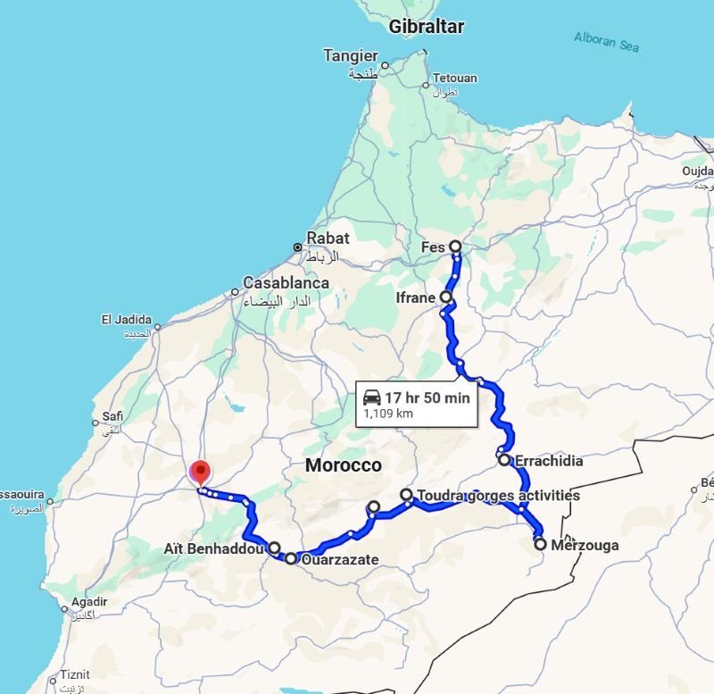 Tour 6 Días Fez al Desierto y Marrakech