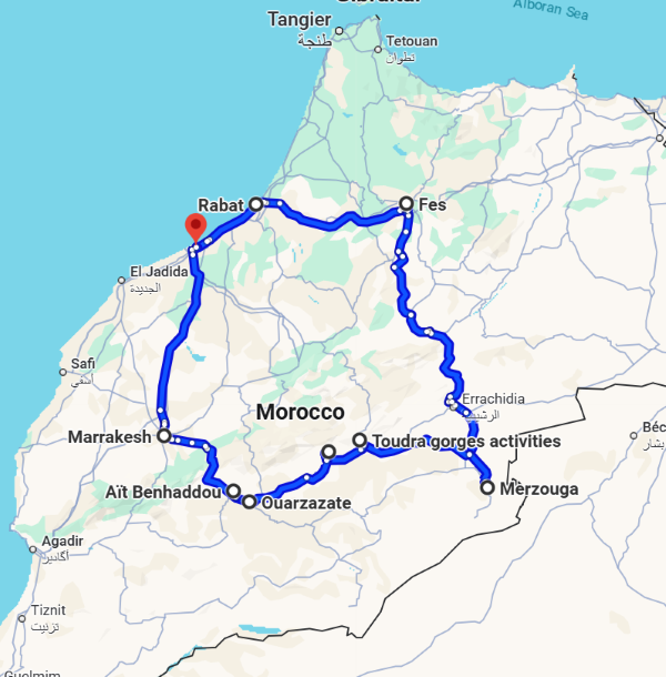 Tour 8 Días desde Casablanca Marruecos - 8 Day Morocco Tour from Casablanca