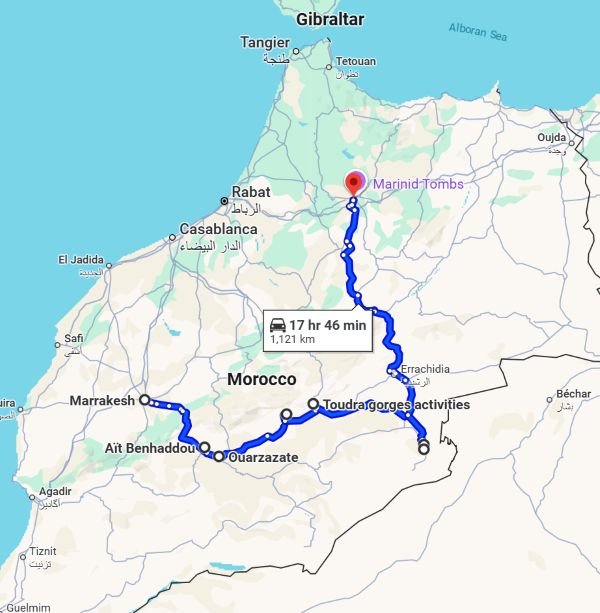 Tour Marrakech a Fez 8 Días