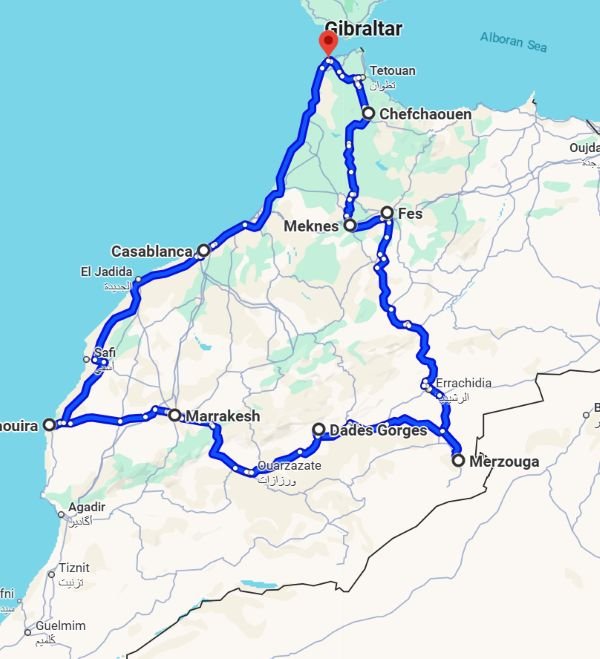 Viaje 15 Días Marruecos desde Tánger