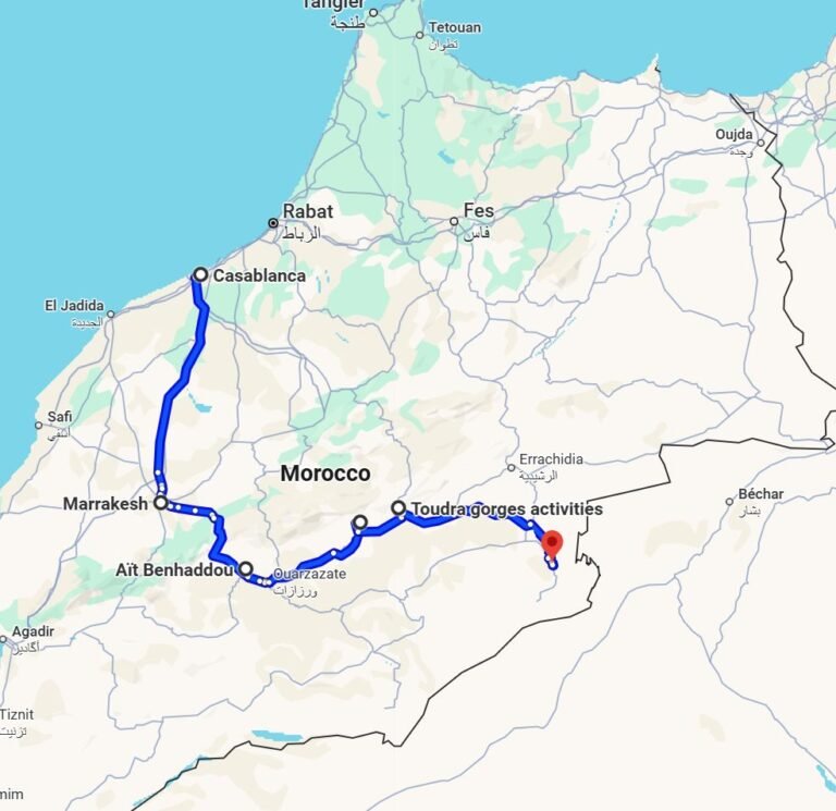 5 Days Casablanca to Sahara Desert Tour