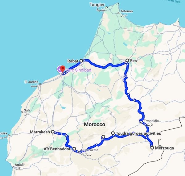 9 Days Morocco Tour Itinerary